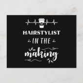 Friseurin Postkarte (Vorderseite)