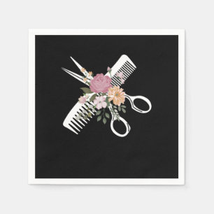 Friseurin Serviette