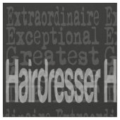 Friseurin Stoff (Nahaufnahme)