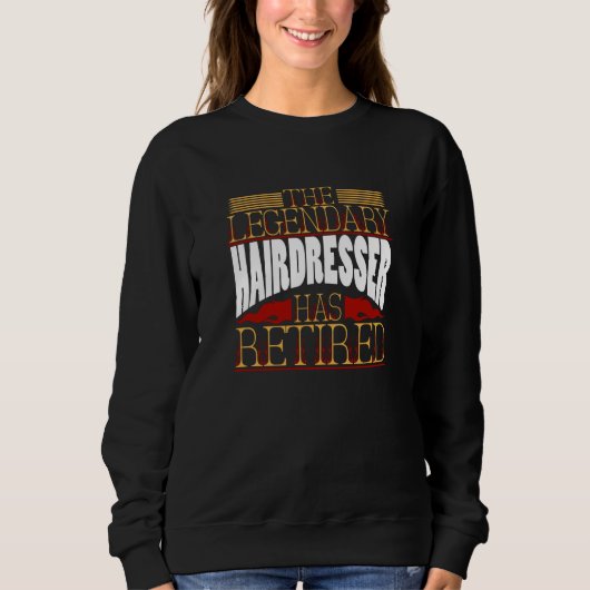 Friseurin Sweatshirt (Vorderseite)