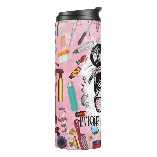 Friseurin Thermosbecher (Nach links gedreht)