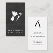 Friseurin Visitenkarte (Vorne/Hinten)