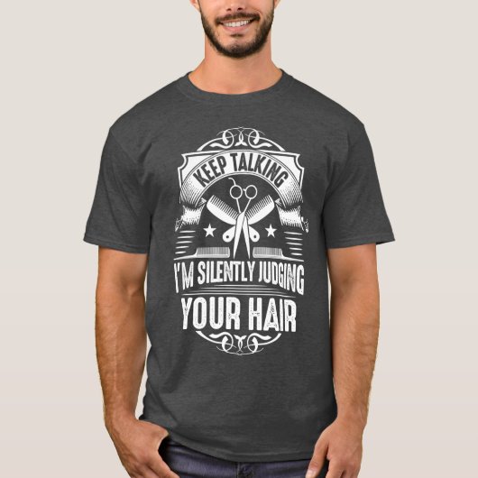 Friseurjacke T-Shirt (Vorderseite)