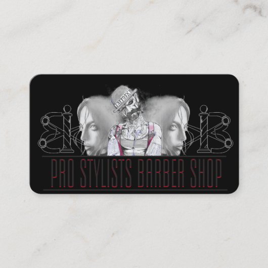 Friseurkarte Visitenkarte (Vorderseite)