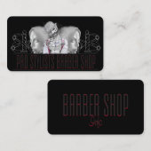 Friseurkarte Visitenkarte (Vorne/Hinten)