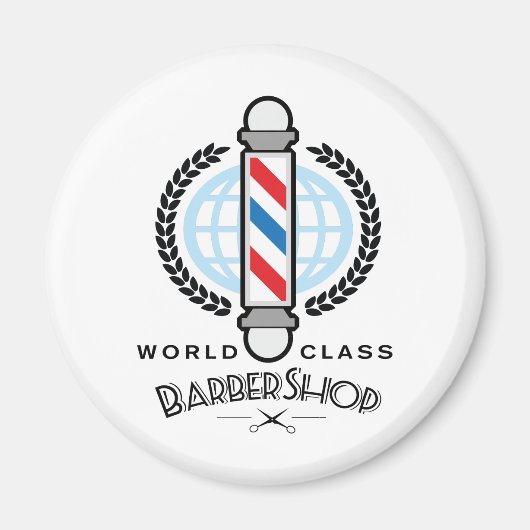 Friseurladen der Weltklasse Magnet (Vorne)