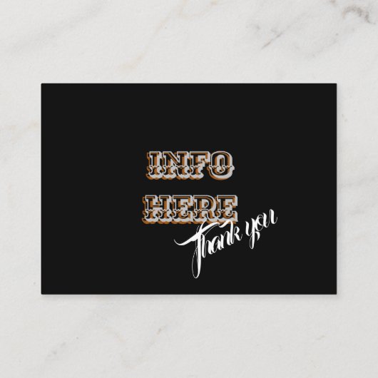 Friseurlogo Visitenkarte (Rückseite)