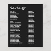 Friseurmodelle, Haarstühle, Friseursalon Flyer (Hinten)