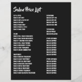 Friseurmodelle, Haarstühle, Friseursalon Flyer (Hinten)