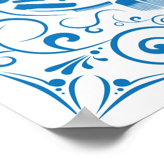 Friseurpanzer Poster (Ecke)