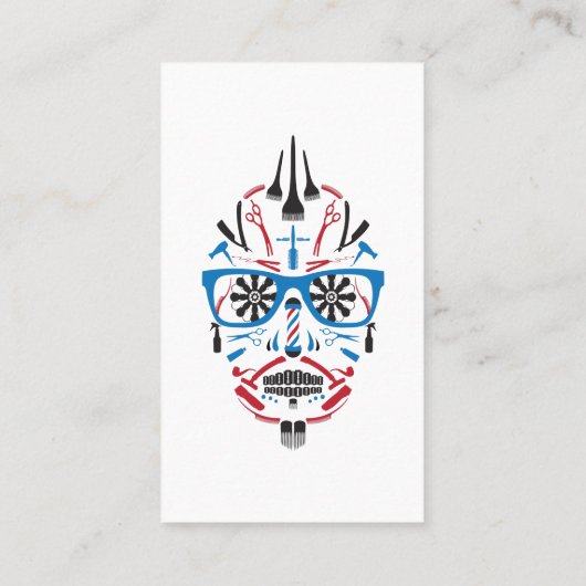 Friseurpanzer Visitenkarte (Rückseite)