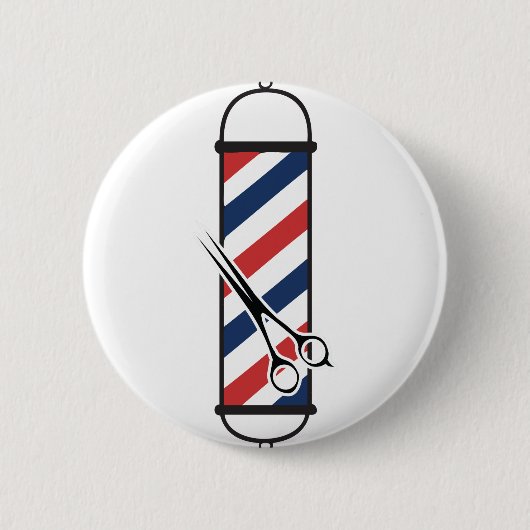 Friseurpfosten Button (Vorderseite)