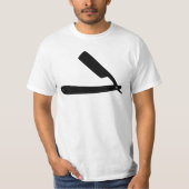 Friseurrasiermesserikonen T-Shirt (Vorderseite)