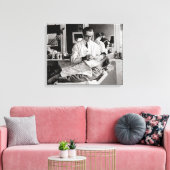 Friseursalon, 1923 leinwanddruck (Insitu (Wohnzimmer))