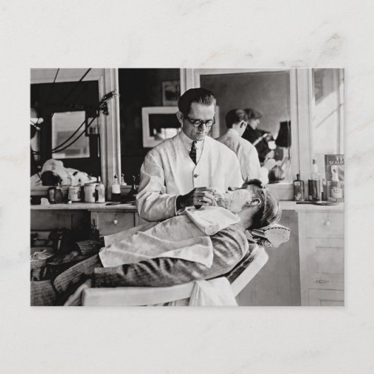 Friseursalon, 1923 postkarte (Vorderseite)