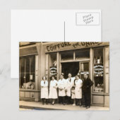 Friseursalon, 1930 postkarte (Vorne/Hinten)