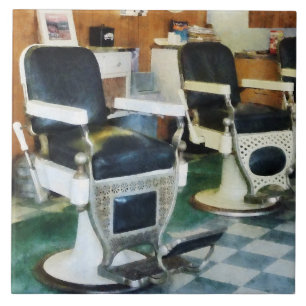 Friseursalon an der Ecke Fliese