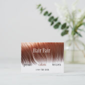 Friseursalon-Art-Visitenkarten - besonders Visitenkarte (Stehend Vorderseite)