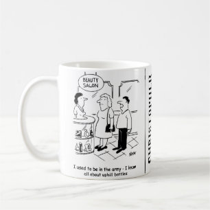 Friseursalon & Aufwärtsschlachten Kaffeetasse