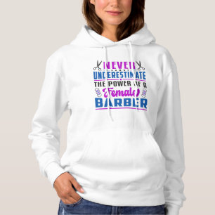 Friseursalon Barber Schere Friseur Geschenk Idee Hoodie