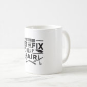 Friseursalon Barber Schere Friseur Geschenk Idee Kaffeetasse (VorderseiteRechts)