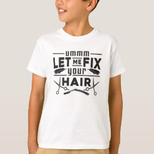 Friseursalon Barber Schere Friseur Geschenk Idee T-Shirt