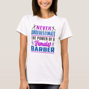 Friseursalon Barber Schere Friseur Geschenk Idee T-Shirt