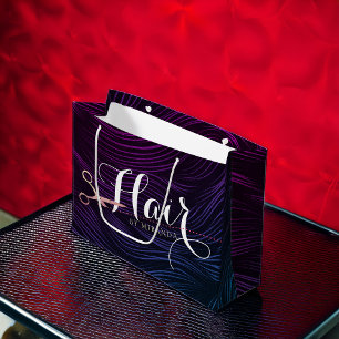 Friseursalon Beauty Rose Goldschere Große Geschenktüte