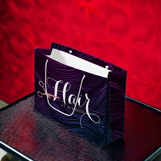 Friseursalon Beauty Rose Goldschere Große Geschenktüte