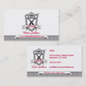 Friseursalon Beruflich Moderne Visitenkarte (Vorne/Hinten)