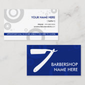 Friseursalon Blue Ringe Termin Erinnerung (Vorne/Hinten)