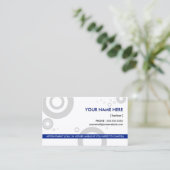 Friseursalon Blue Ringe Termin Erinnerung (Stehend Vorderseite)