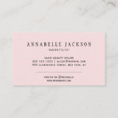 Friseursalon bunte Typografie Moderner Friseur Visitenkarte (Rückseite)