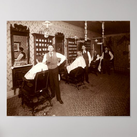 Friseursalon ca. 1910 poster (Vorne)
