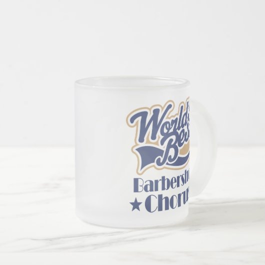 Friseursalon-Chor-Geschenk Mattglastasse (VorderseiteRechts)