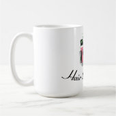 Friseursalon Design Kaffeetasse (Links)