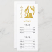 Friseursalon - Dienstleistungen der einfachen Gold Programm (Vorne/Hinten)