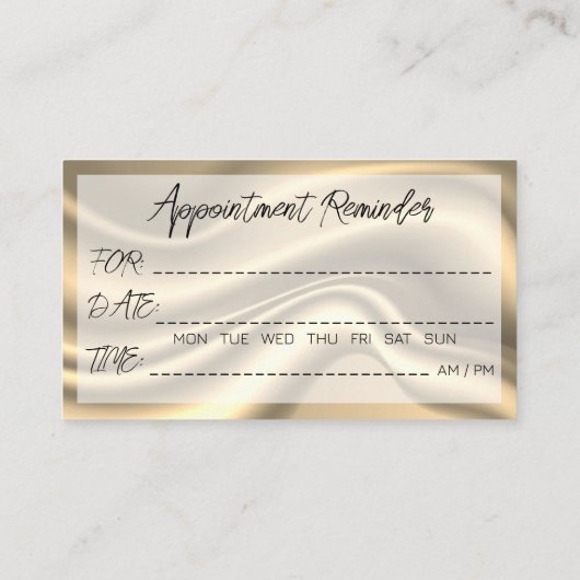 Friseursalon Erinnerung Schwarzer Marmor Visitenkarte (Rückseite)