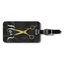 Friseursalon Fairstylist Moderne Black Gold Schere