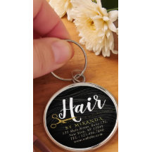 Friseursalon Fairstylist Moderne Black Gold Schere