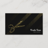 Friseursalon Fairstylor Scheren Gold & Black