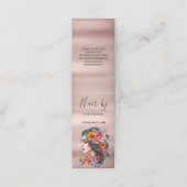 Friseursalon Faltkarte Terminkarte (Außenseite Aufgefaltet)