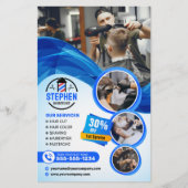 Friseursalon Friseursalon für den Augenfang Flyer (Vorne)