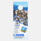 Friseursalon Friseursalon für den Augenfang Türanhänger (Vorderseite)