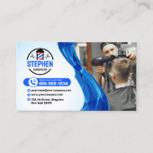 Friseursalon Friseursalon für den Augenfang Visitenkarte (Vorderseite)