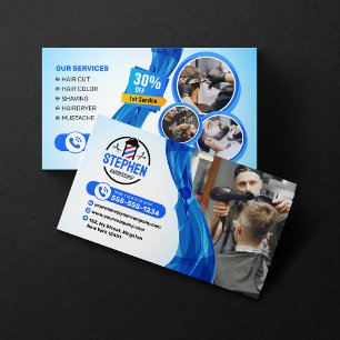 Friseursalon Friseursalon für den Augenfang Visitenkarte