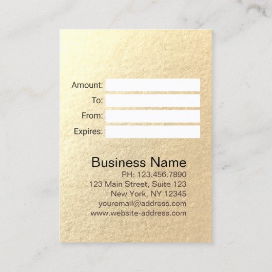 Friseursalon Friseursalon Moderne Blue & Gold Sche Rabattkarte (Rückseite)