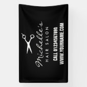 Friseursalon für Außenwerbung Banner (Vertikal)