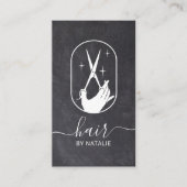 Friseursalon für die Friseurin Visitenkarte (Vorderseite)