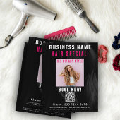 Friseursalon für die Haare Flyer